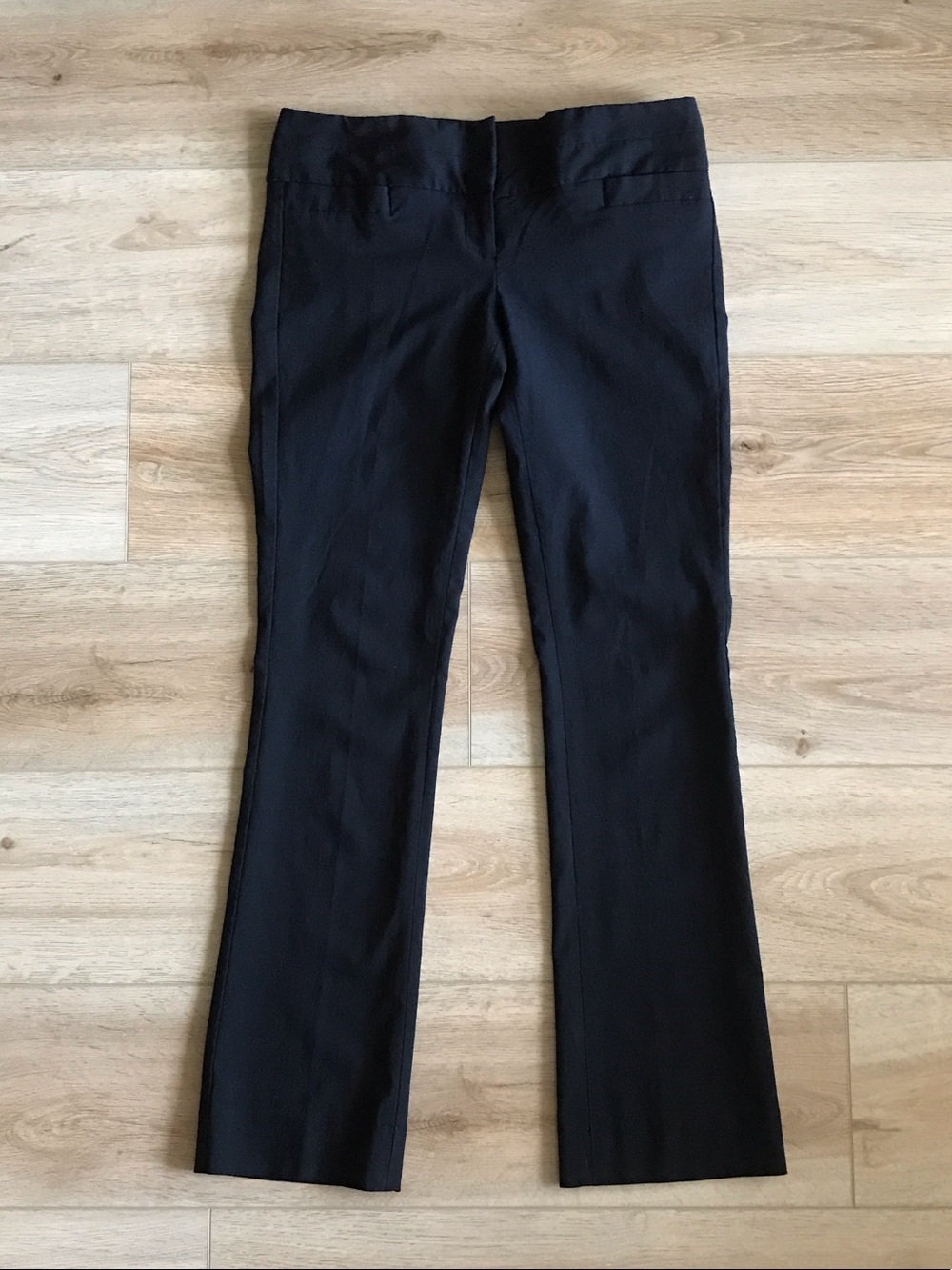 The Limited Black Ideal Stretch Boot-Cut Dress Pants Size 2 Petite